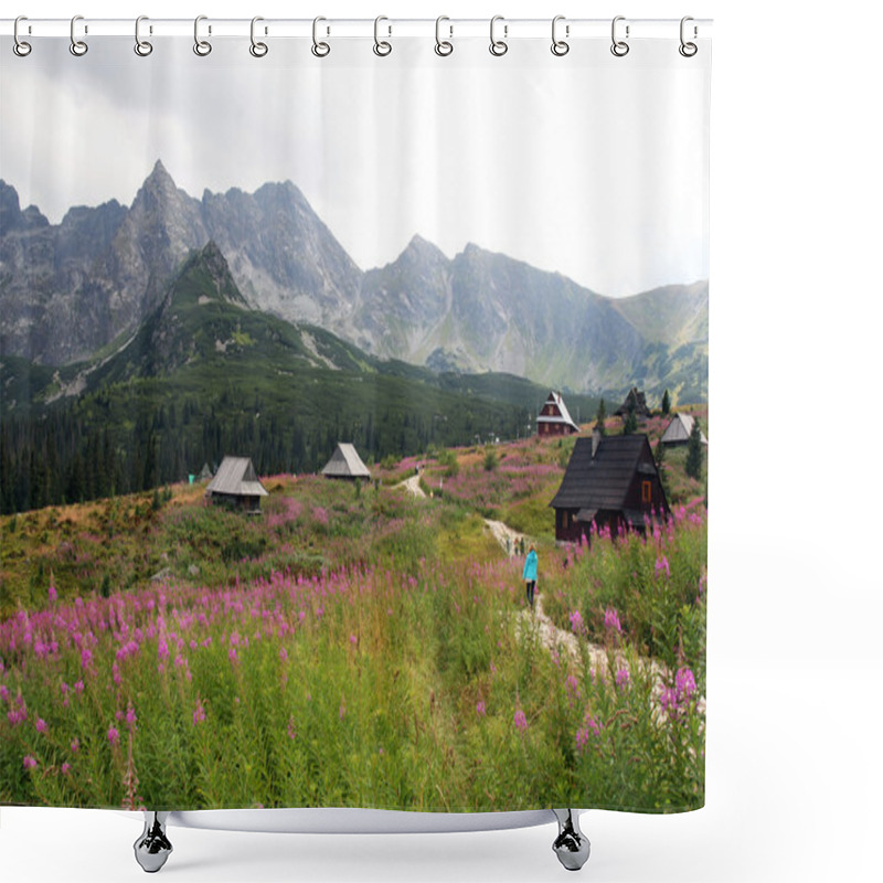 Personality  Gasienicowa Valley In Tatra Mountains, Poland Shower Curtains