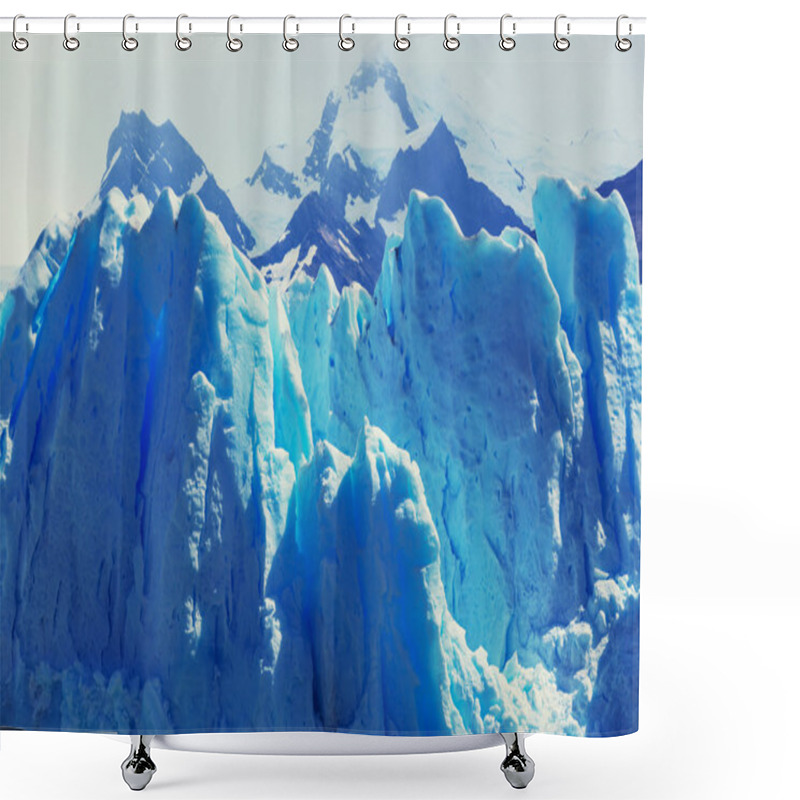 Personality  Perito Moreno Glacier Shower Curtains