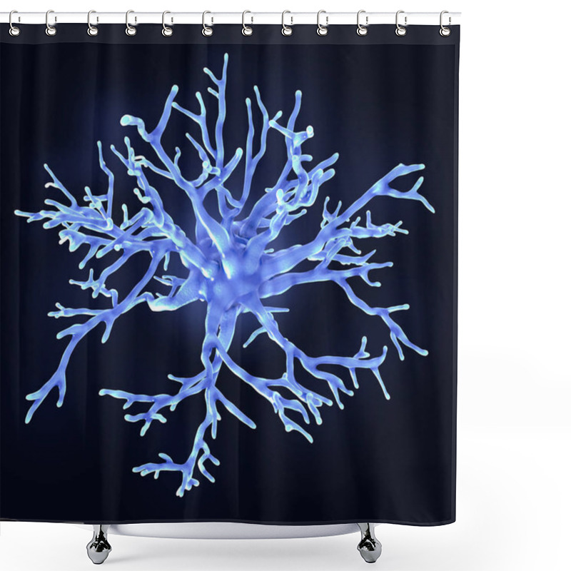 Personality  Protoplasmic Astrocyte Shower Curtains