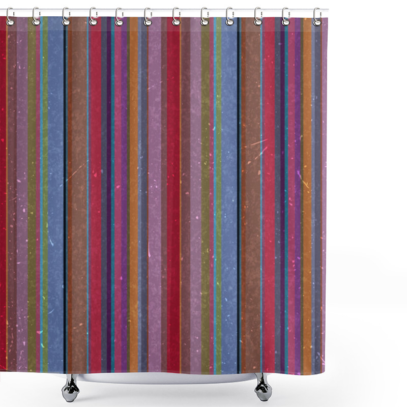 Personality  Vertical Stripes Pattern Shower Curtains