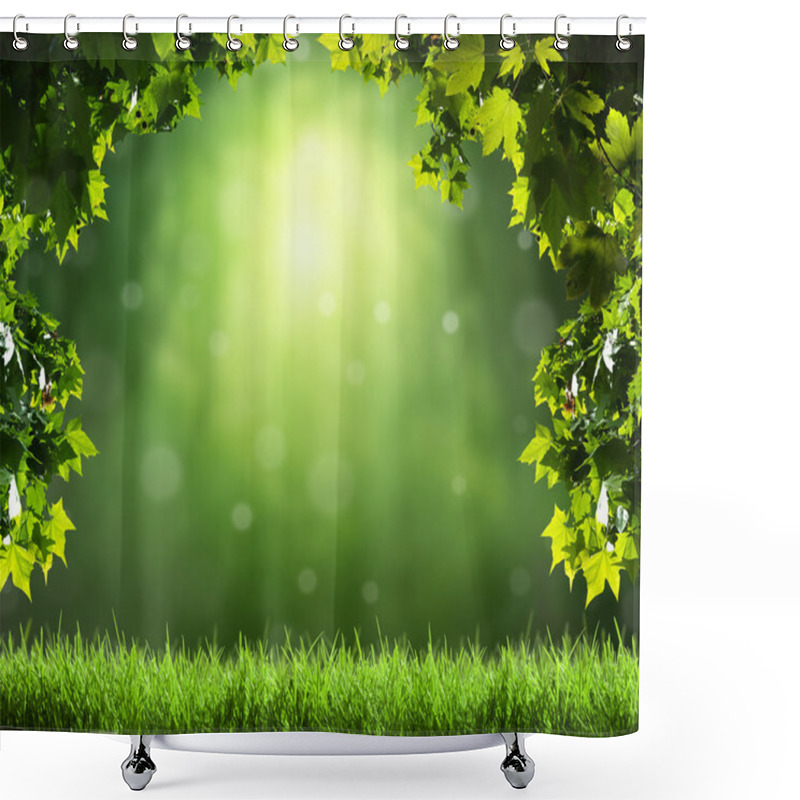 Personality  Spring Forest Shower Curtains