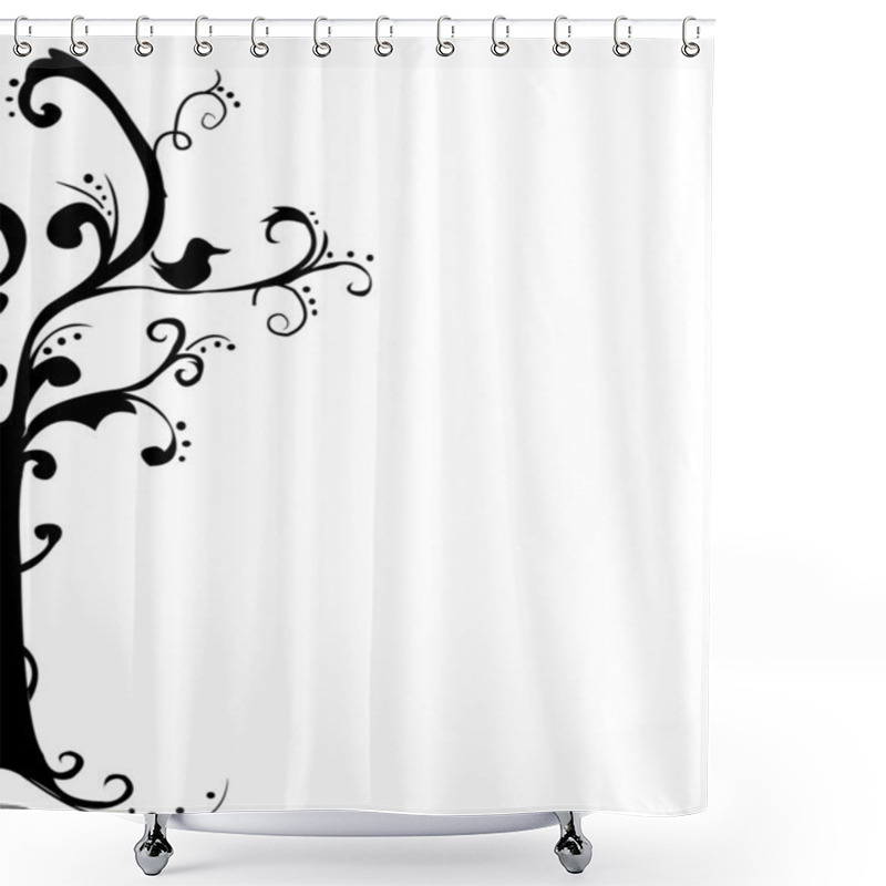 Personality  Art Tree Beautiful Shower Curtains