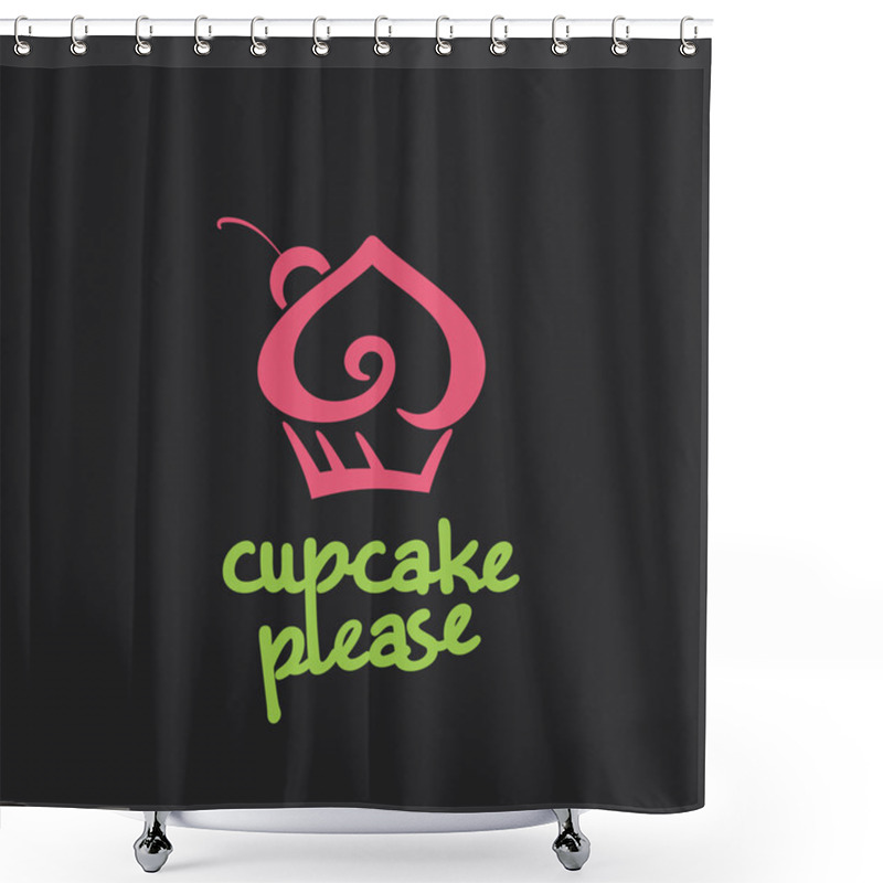 Personality  Cupcake Shower Curtains