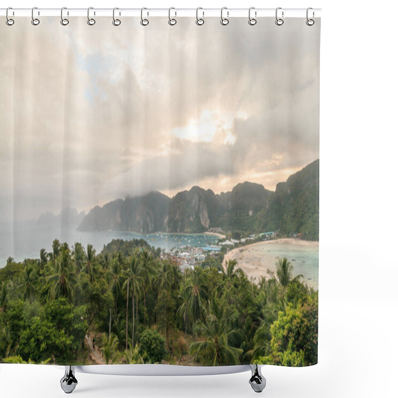 Personality  Islands Shower Curtains