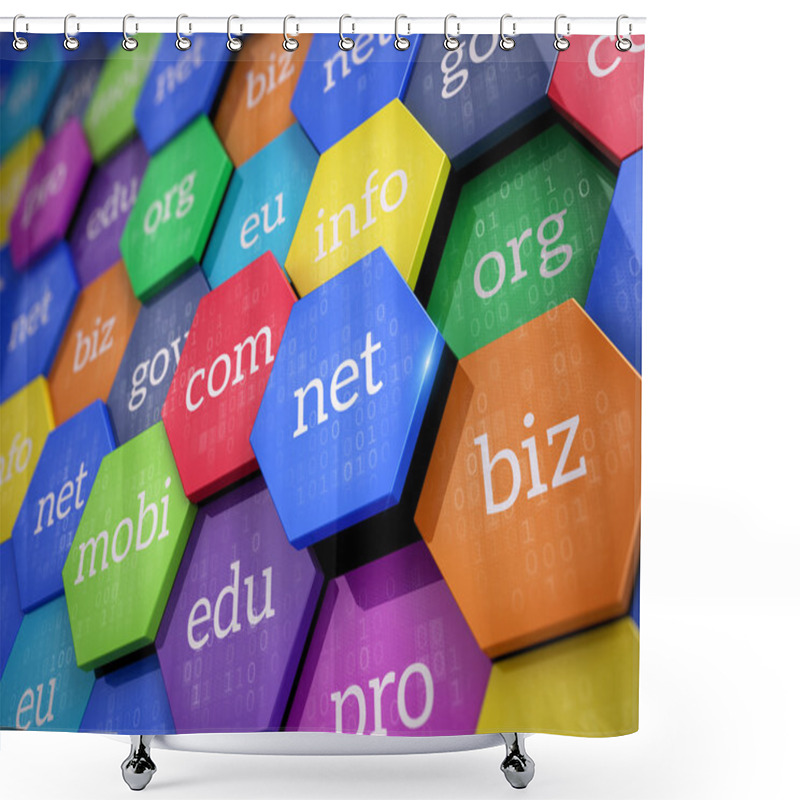 Personality  Domain Names - Internet Concept Shower Curtains