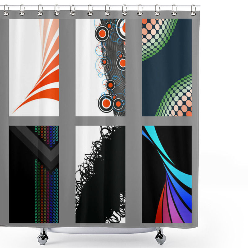 Personality  Business Cards Shower Curtains