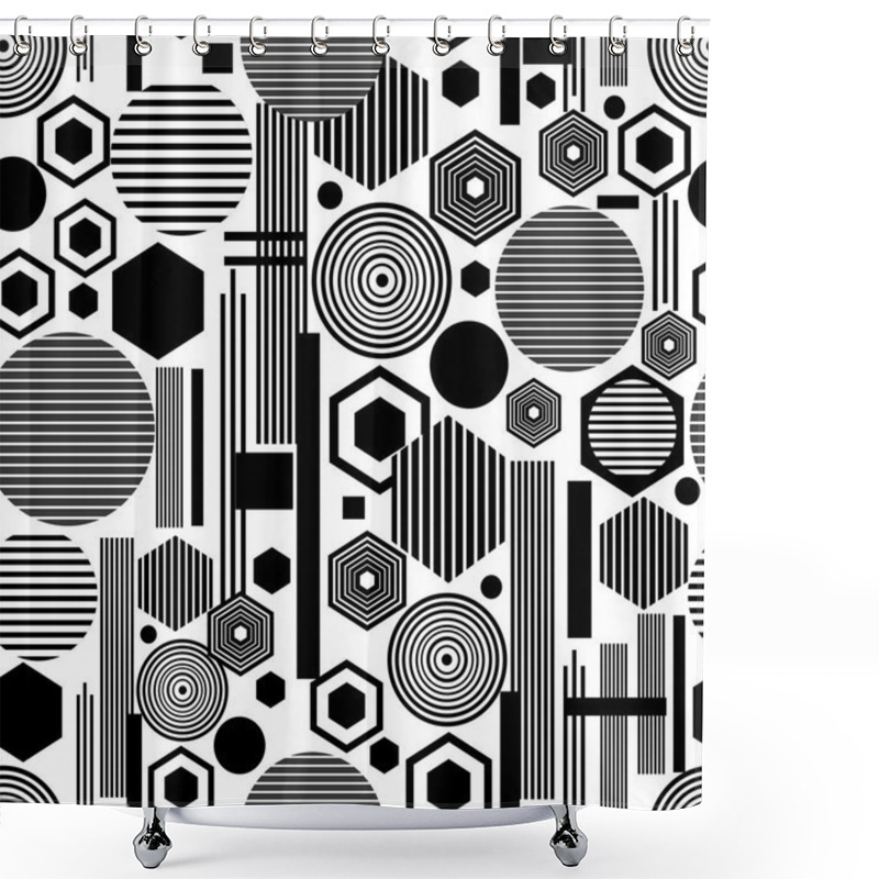 Personality  Abstract Pattern Shower Curtains