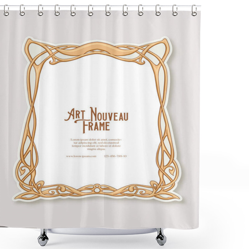 Personality  Frame An 1 Zz Shower Curtains