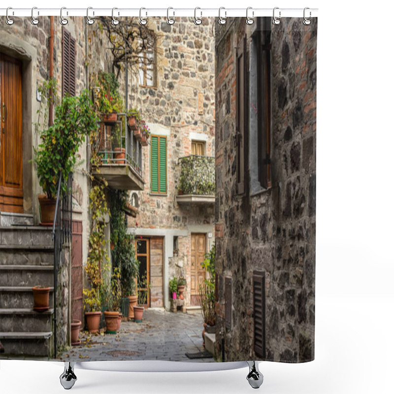 Personality  Radicofani Street View Shower Curtains