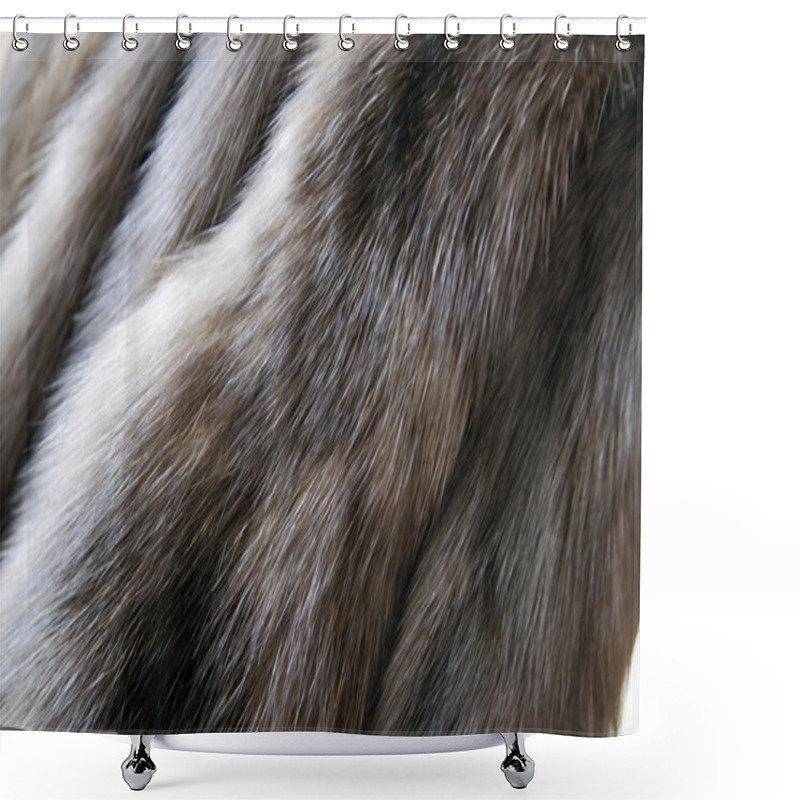 Personality  Fur Texture Shower Curtains