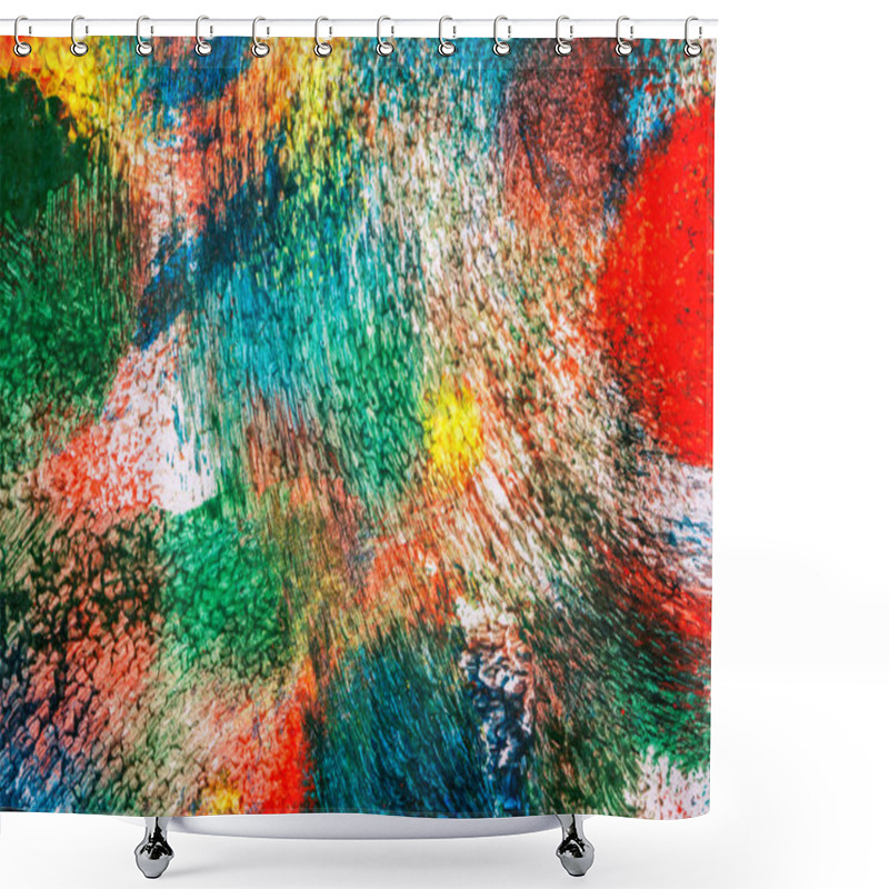 Personality  Abstract Acrylic Art Background Shower Curtains