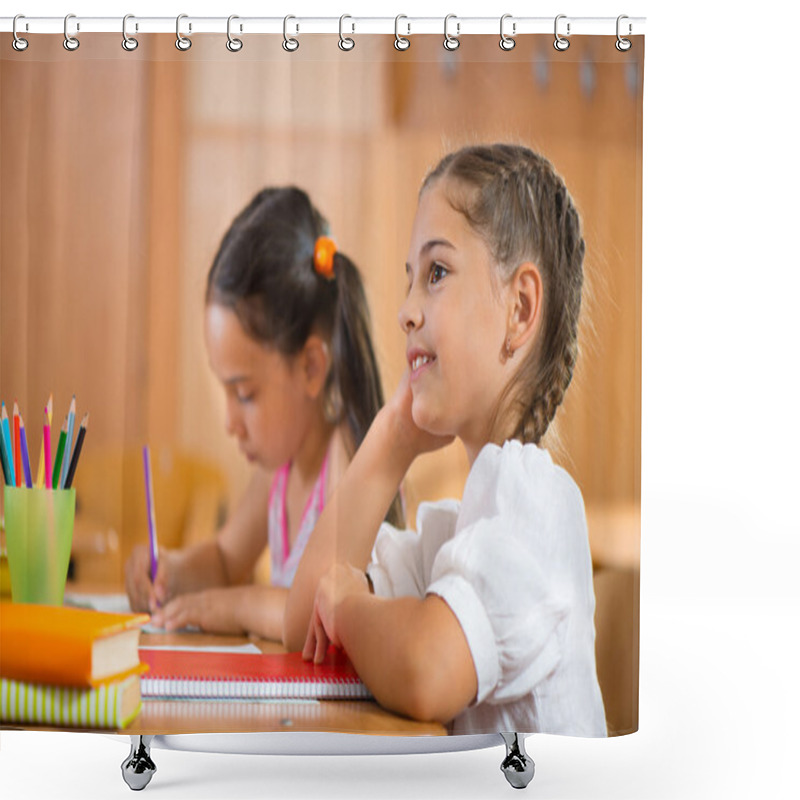 Personality  Happy Pupils At School Shower Curtains