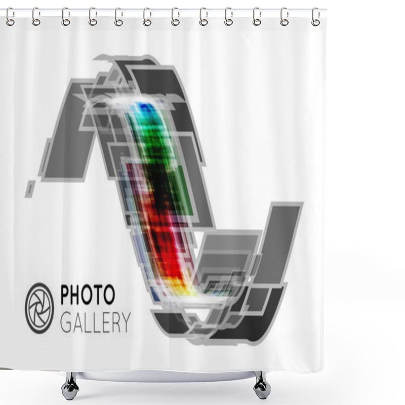 Personality  Portfolio For A Photographer Or Studio Shower Curtains