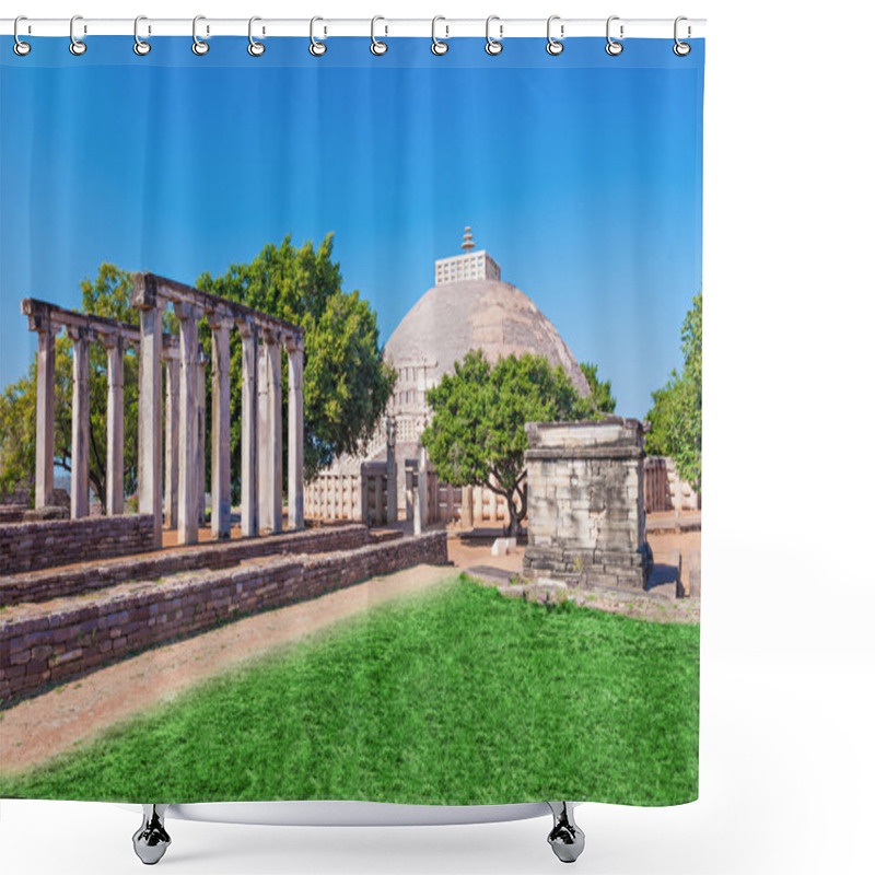 Personality  Sanchi Stupa, India Shower Curtains