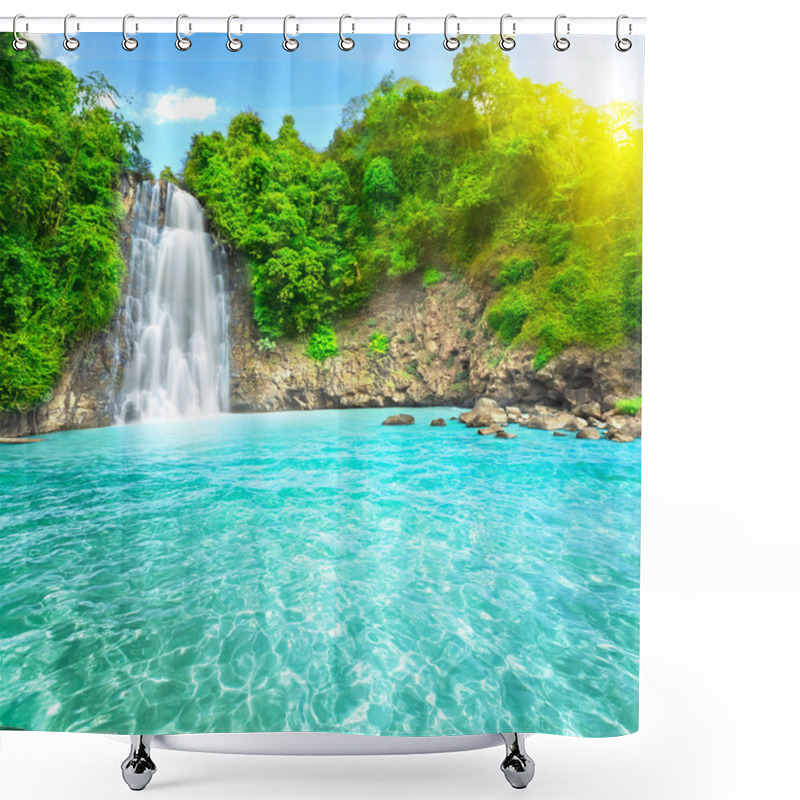 Personality  Waterfall Shower Curtains