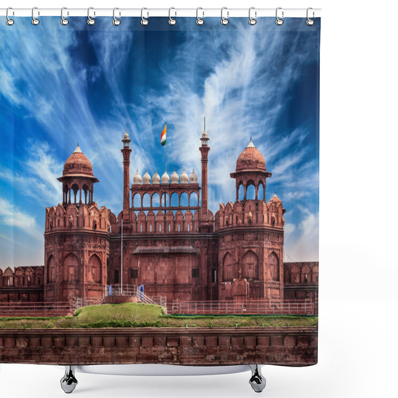 Personality  Red Fort Lal Qila. Delhi, India Shower Curtains