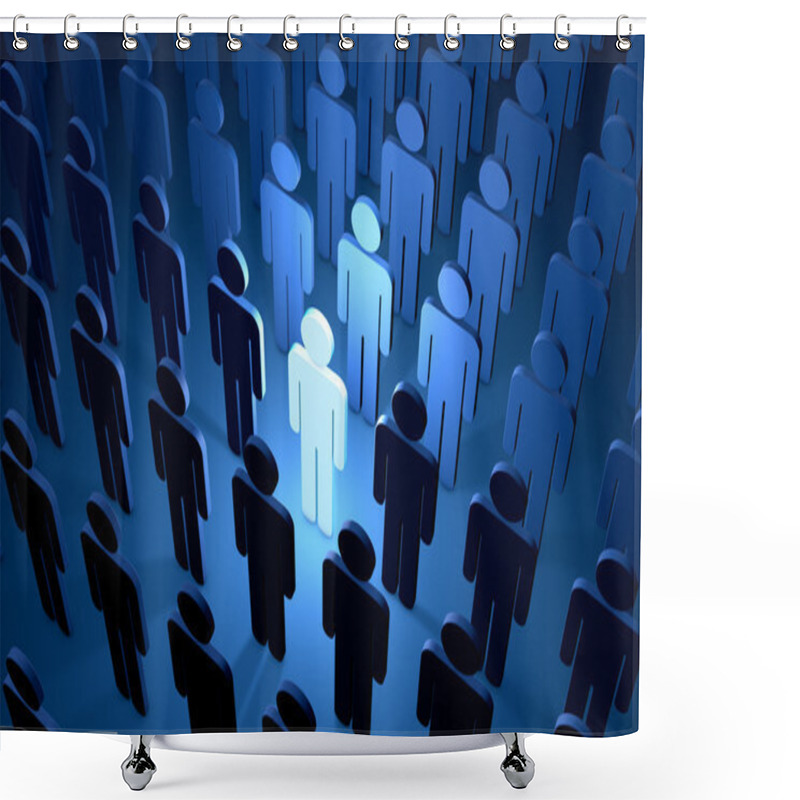 Personality  The Prospective Employee (symbolic Figures Of People) Shower Curtains