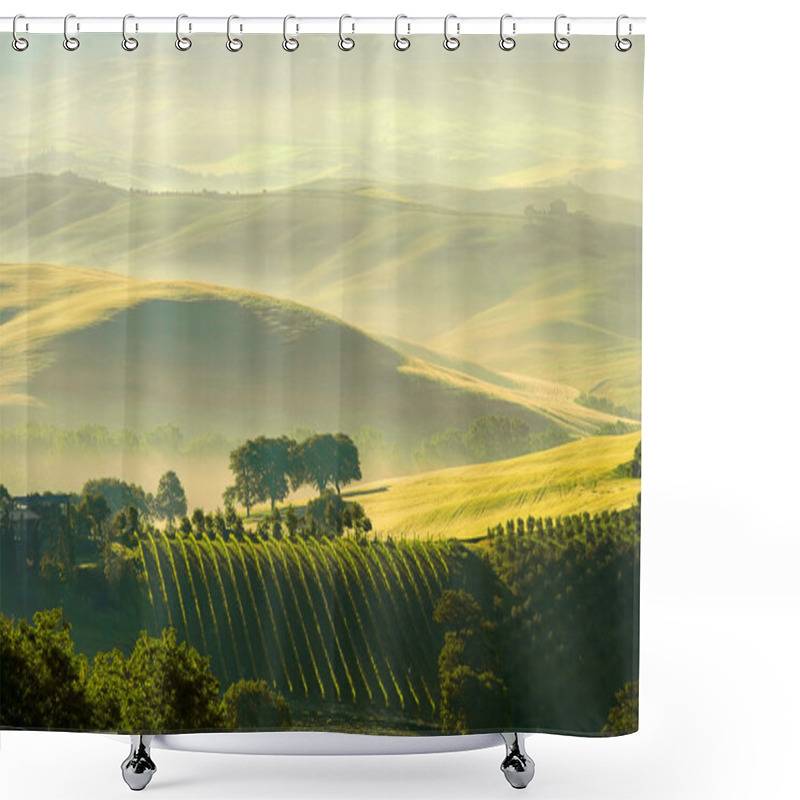 Personality  Tuscany Hills 38 Shower Curtains