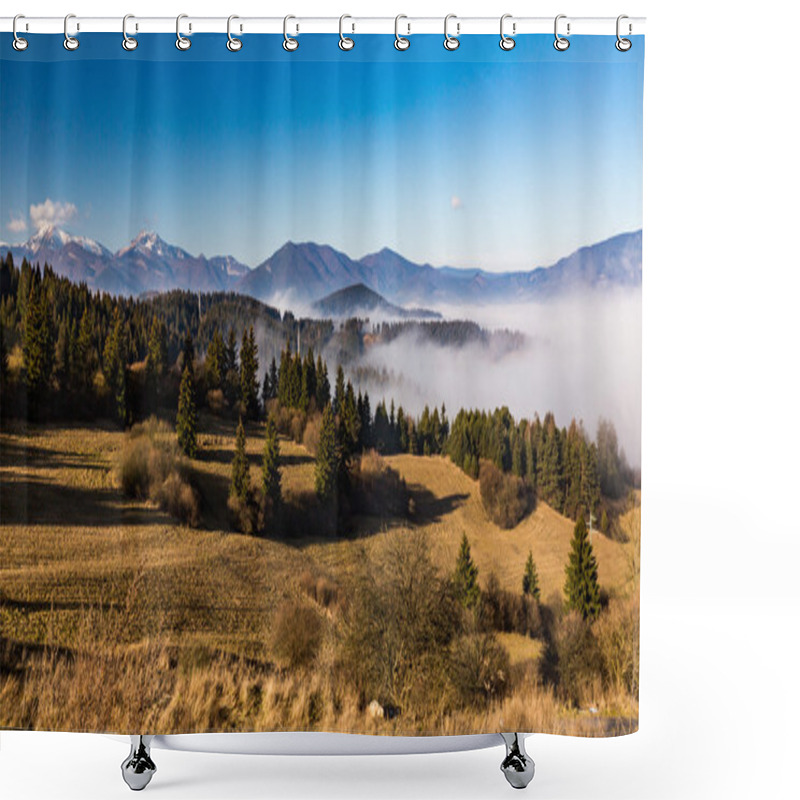 Personality  Orava Nature Overlook From Valaska Dubova Shower Curtains