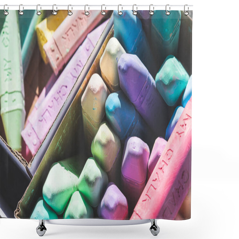 Personality  Chalk And Chalk Drawings Doodles Art Craft In New Zealand Shower Curtains