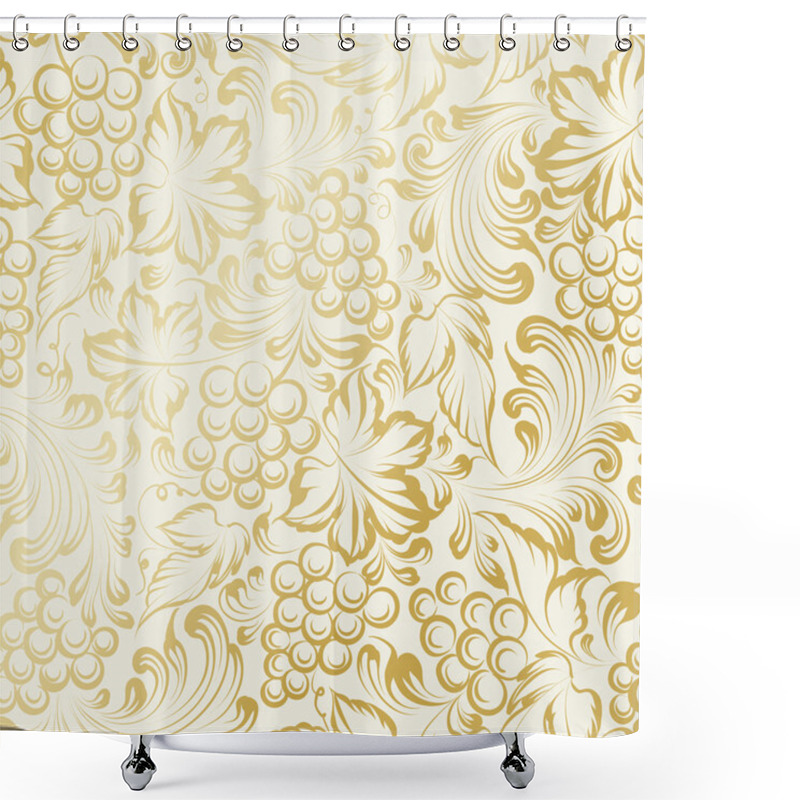 Personality  Vine Seamless Background Shower Curtains