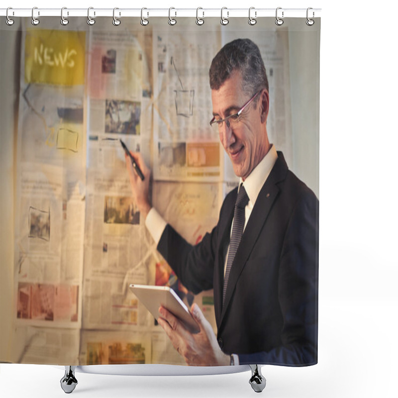 Personality  Data And Information Collection Shower Curtains