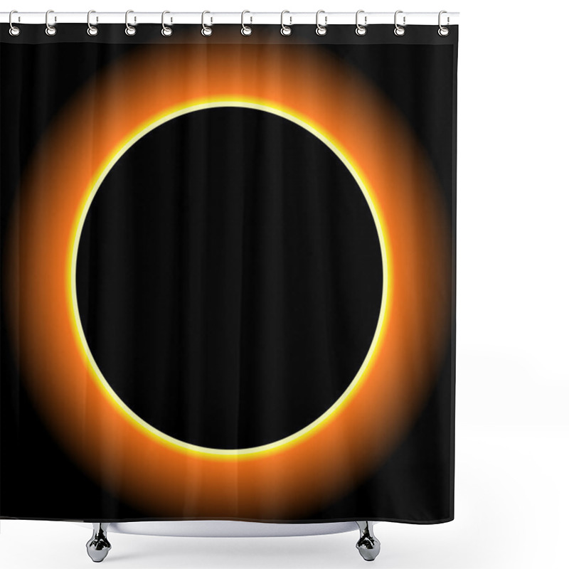 Personality  Solar Eclipse, Moon Shower Curtains