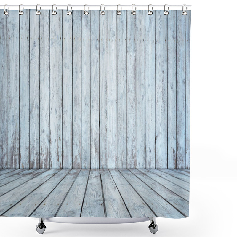 Personality  Old Wooden Background Shower Curtains