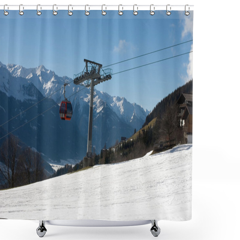 Personality  Gondola Lift Shower Curtains