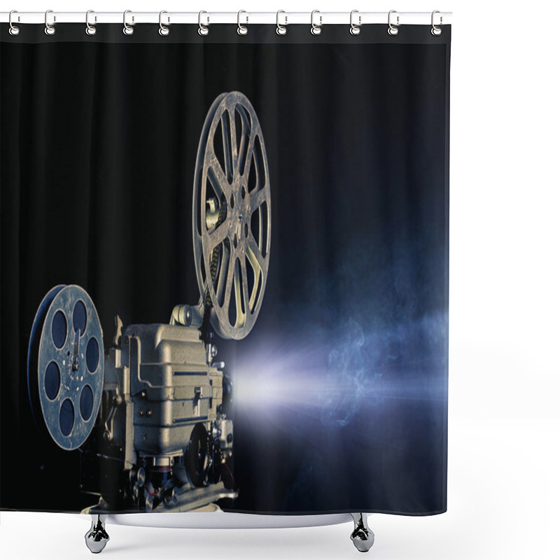 Personality  Cinema Projector Shower Curtains