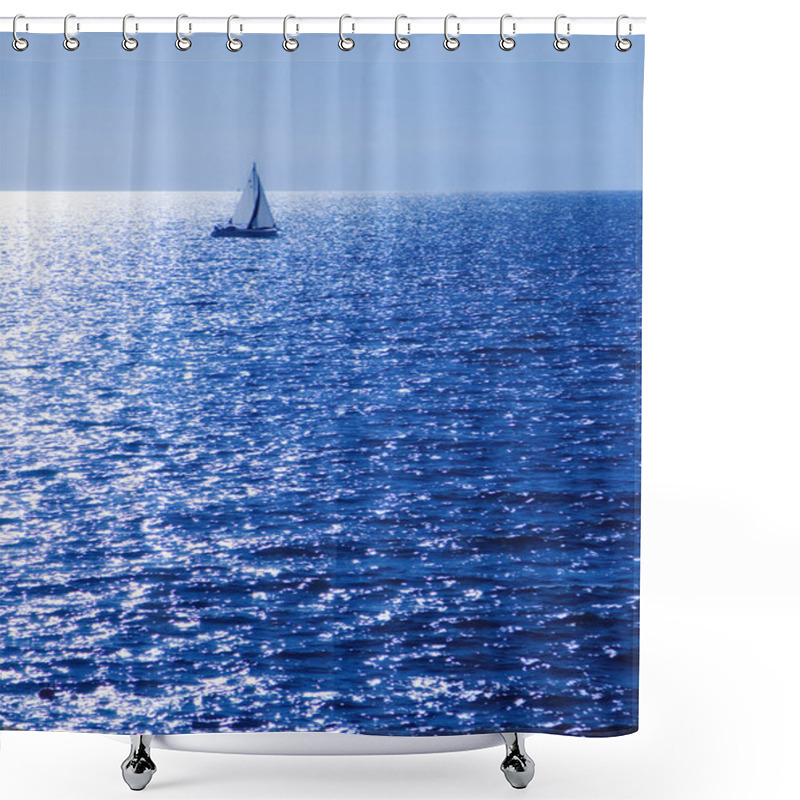 Personality  Sailboat Shower Curtains