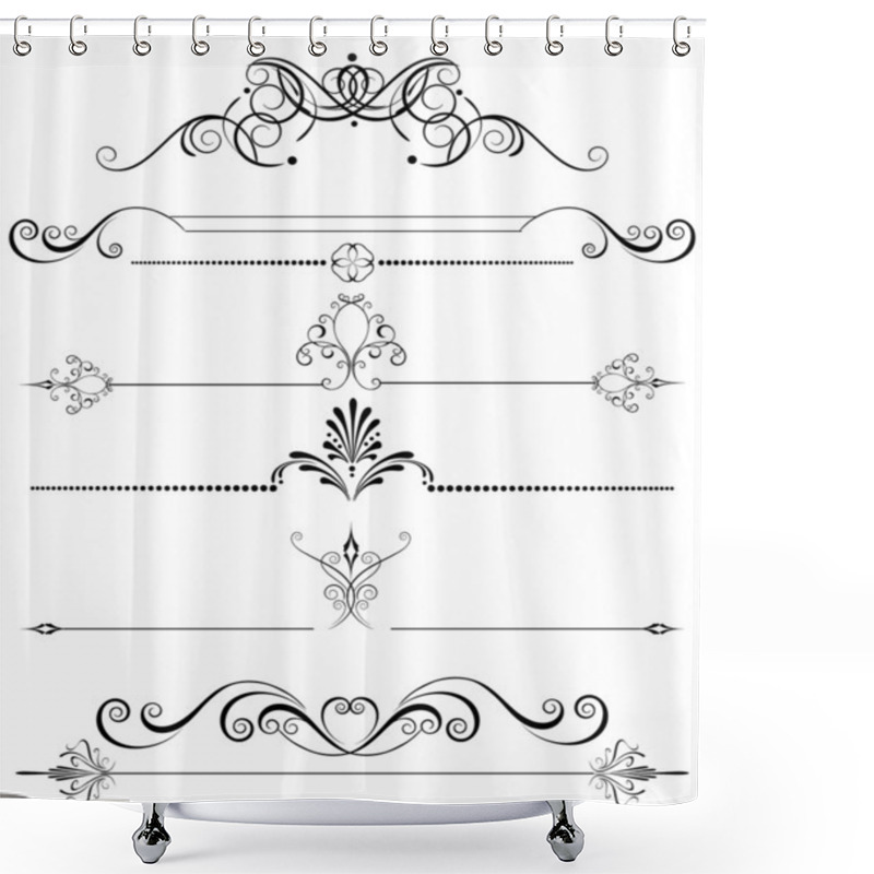 Personality  Decoration For The Page Shower Curtains