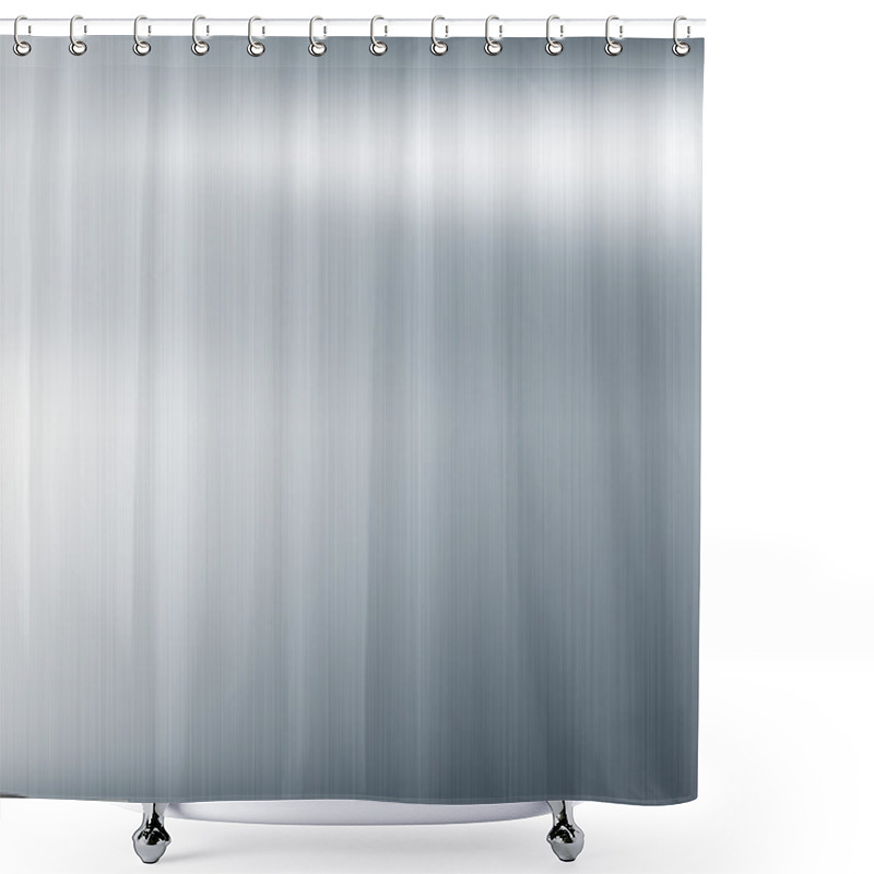 Personality  Metal Background Shower Curtains