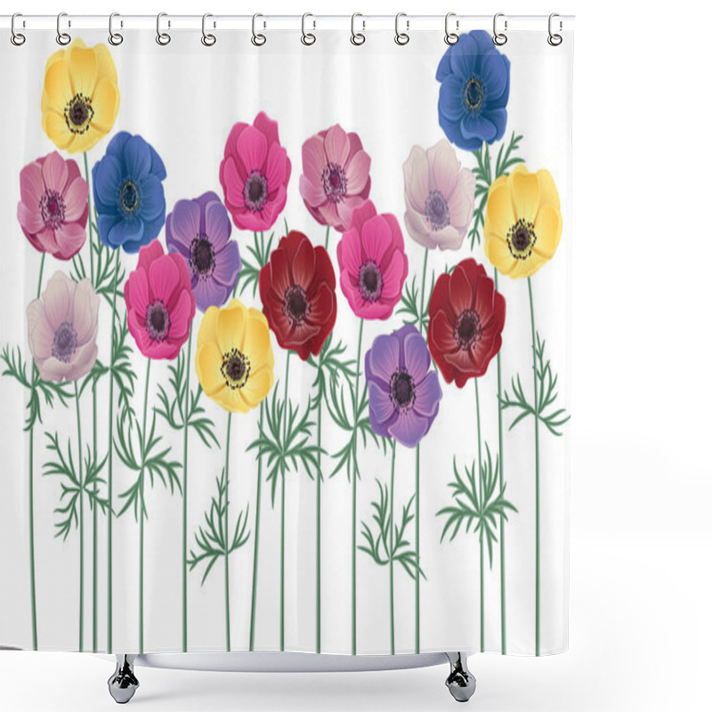 Personality  Anemones Shower Curtains