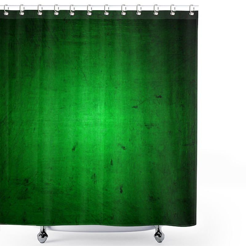 Personality  Retro Green Background Shower Curtains