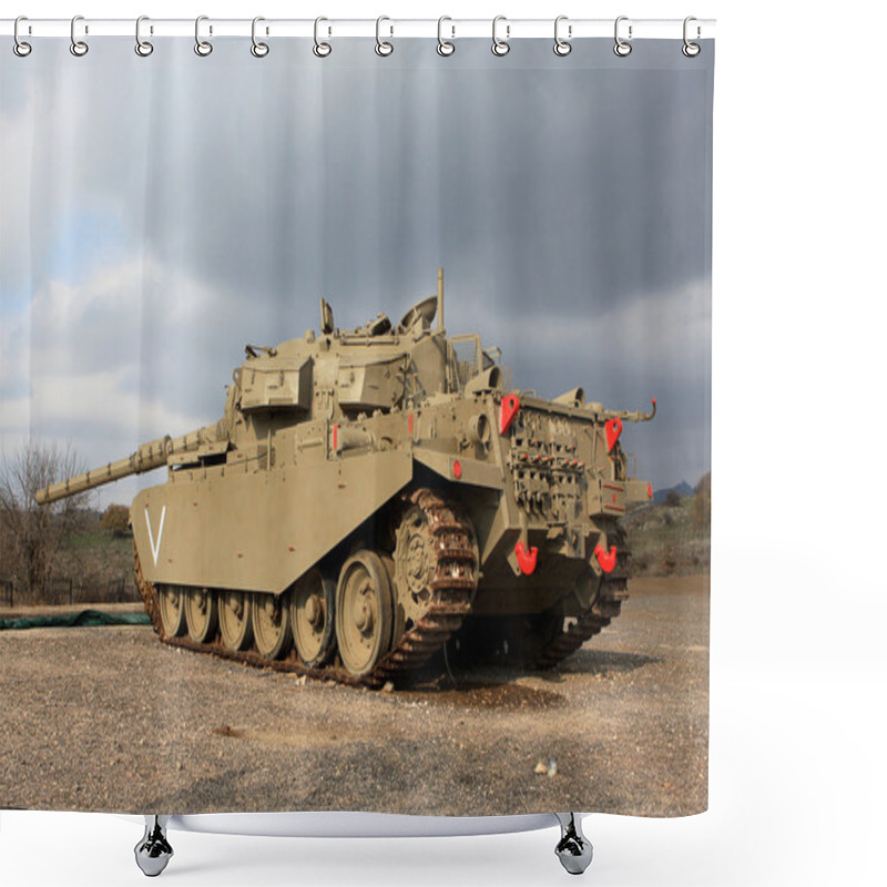 Personality  Army Tank Shower Curtains