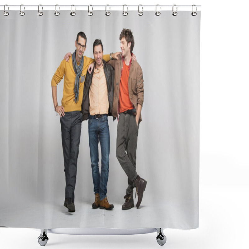 Personality  Male Friends Shower Curtains