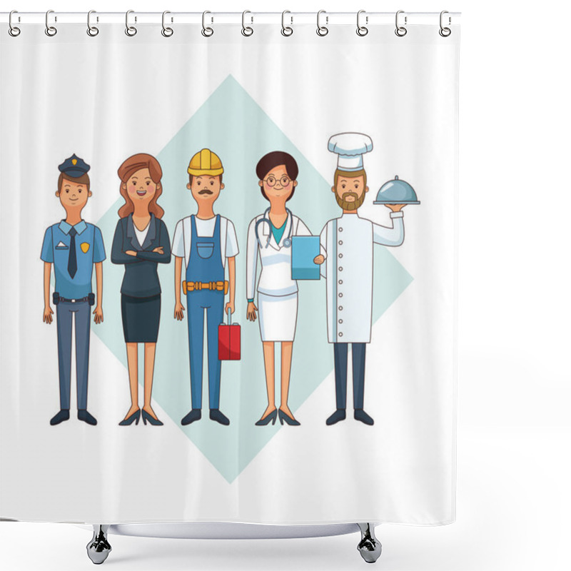 Personality  Jobs And Professions Shower Curtains