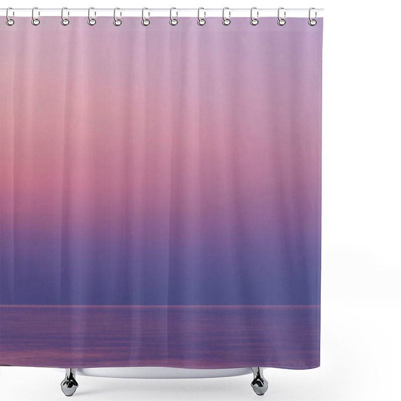 Personality  Picturesque Sight Of Sea And Sky At Sunrise Shower Curtains