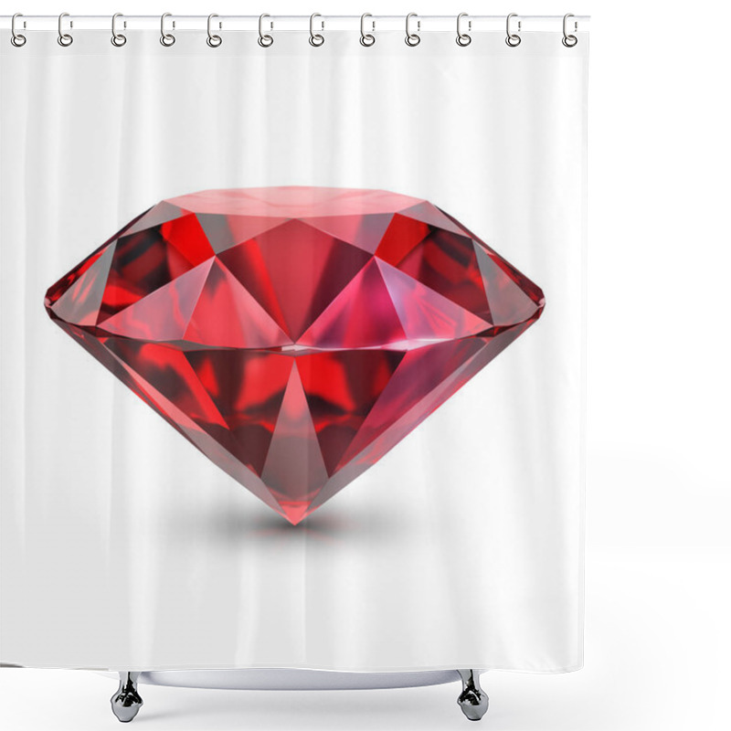 Personality  Great Magnificent Ruby Shower Curtains