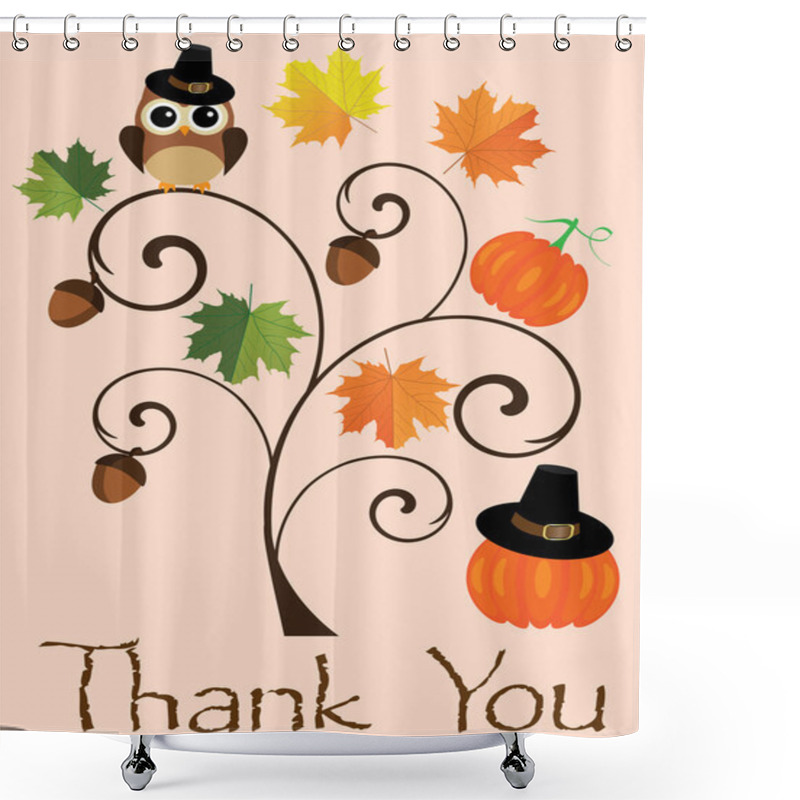 Personality  Fall Tree Shower Curtains