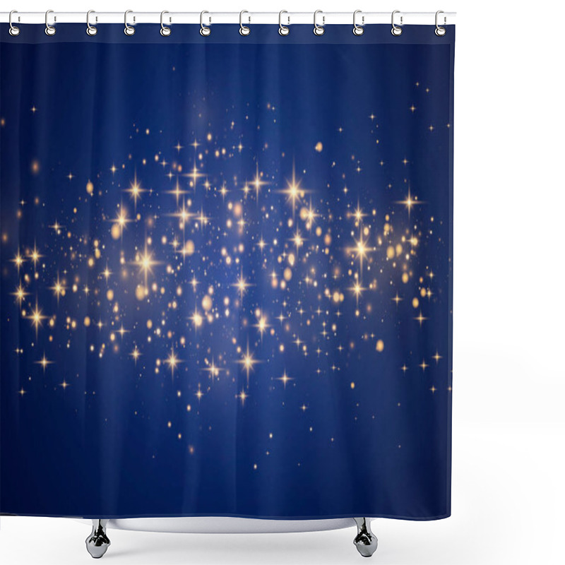 Personality  Dust Sparks Sparkle Shower Curtains