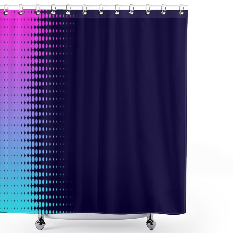 Personality  Gradient  Futuristic Pattern. Shower Curtains