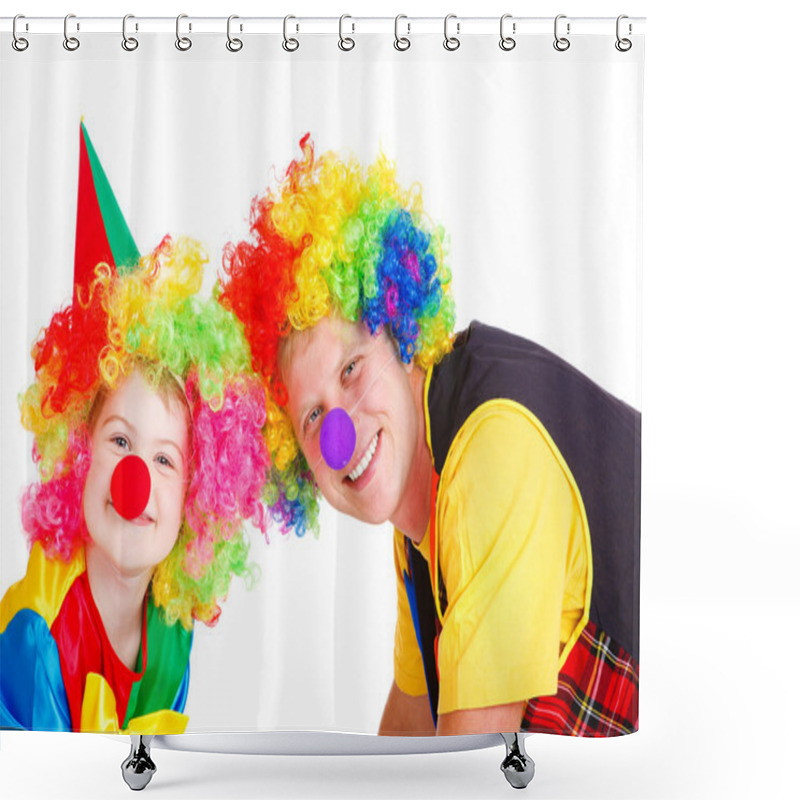 Personality  Clowns Shower Curtains