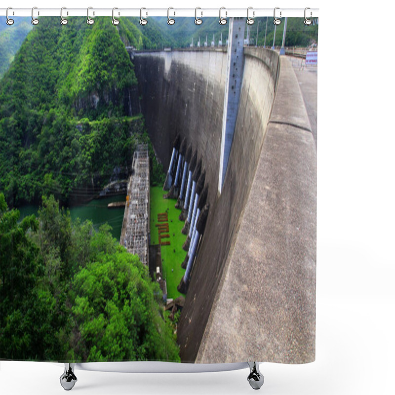 Personality  Image Of  Dams In Tak Thailand Shower Curtains