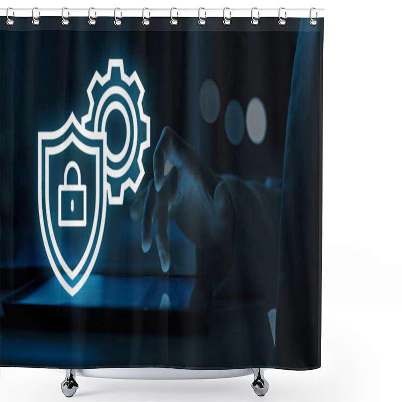 Personality  Strengthen Data Protection With AWS Security Controls Shower Curtains