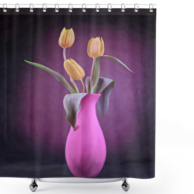 Personality  Bunch Of Tulips Shower Curtains