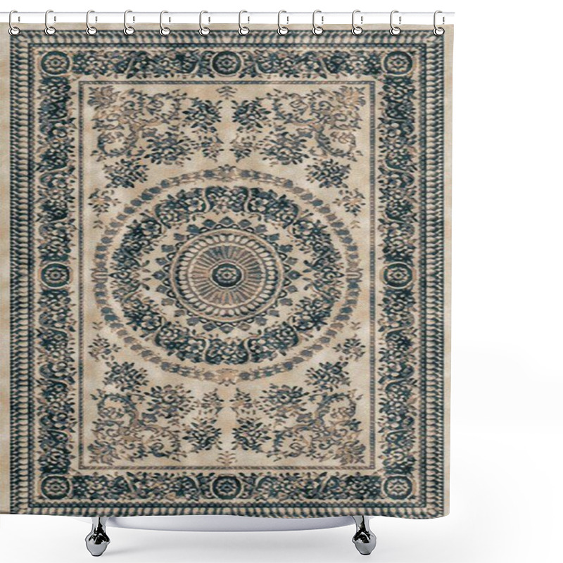 Personality  Carpet Bathmat And Rug Boho Style Ethnic Design Pattern With Distressed Texture And Effect Shower Curtains