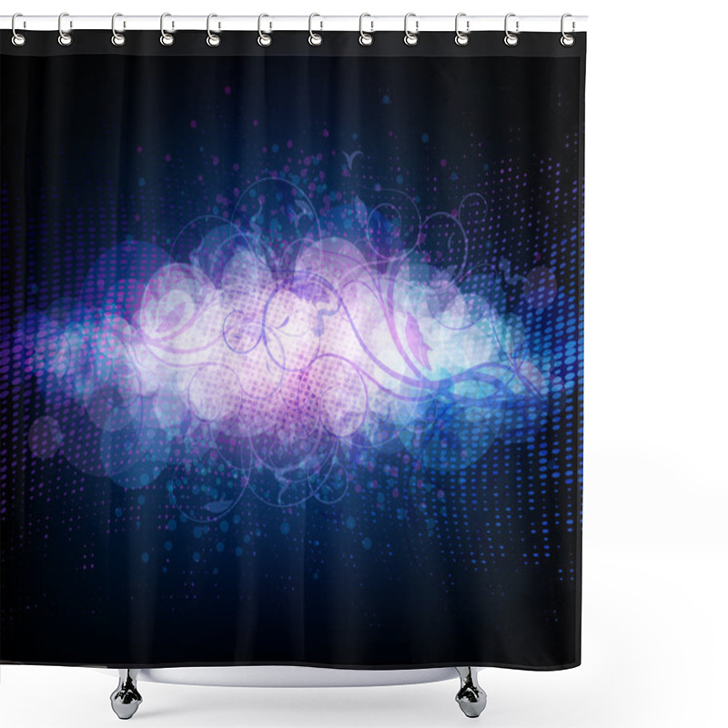 Personality  Holiday Vector Background Shower Curtains