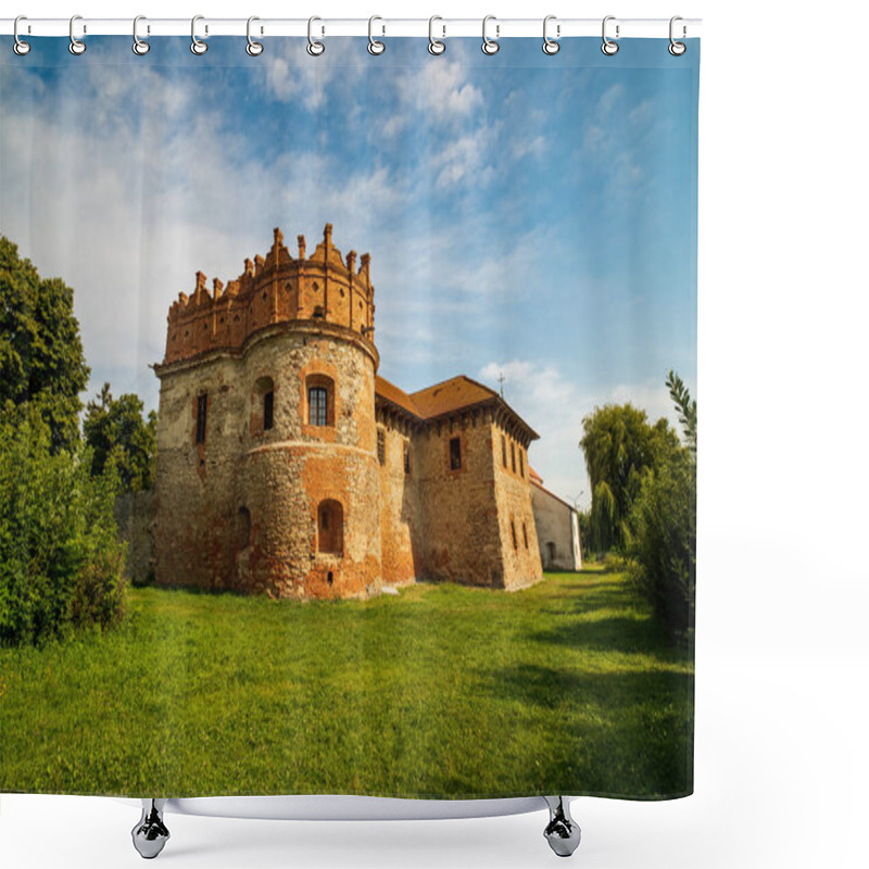 Personality  Stunning View Of Medieval Starokostiantyniv Castle, Khmelnytskyi Region, Ukraine. Popular Tourist Attraction Shower Curtains